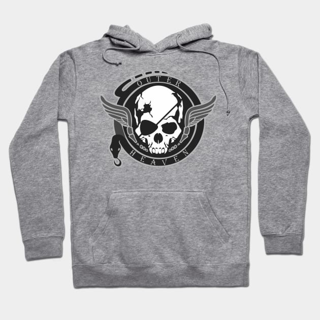 Outer Heaven Logo Hoodie by Draws!Draws!Draws!